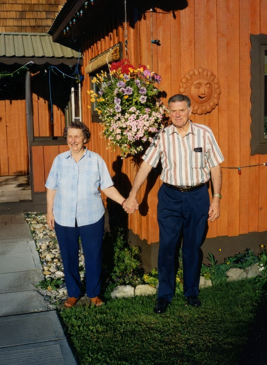 Geraldine and Kenneth in their later years